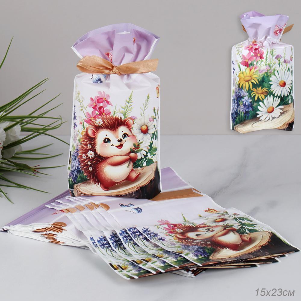 Мешочек подарочный набор 50 штук 15х23 см / C10141 /уп 80/