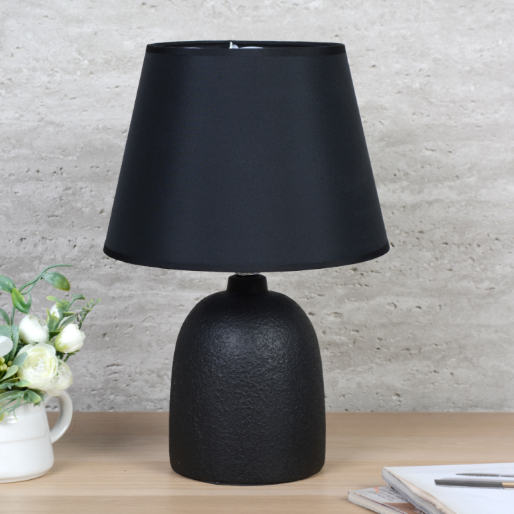 Светильник настольный 34 см черный + черный абажур / YM220311 /  713815