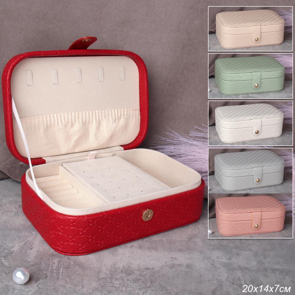 Шкатулка для украшений 20x14x7 см / Q302 /уп 60/