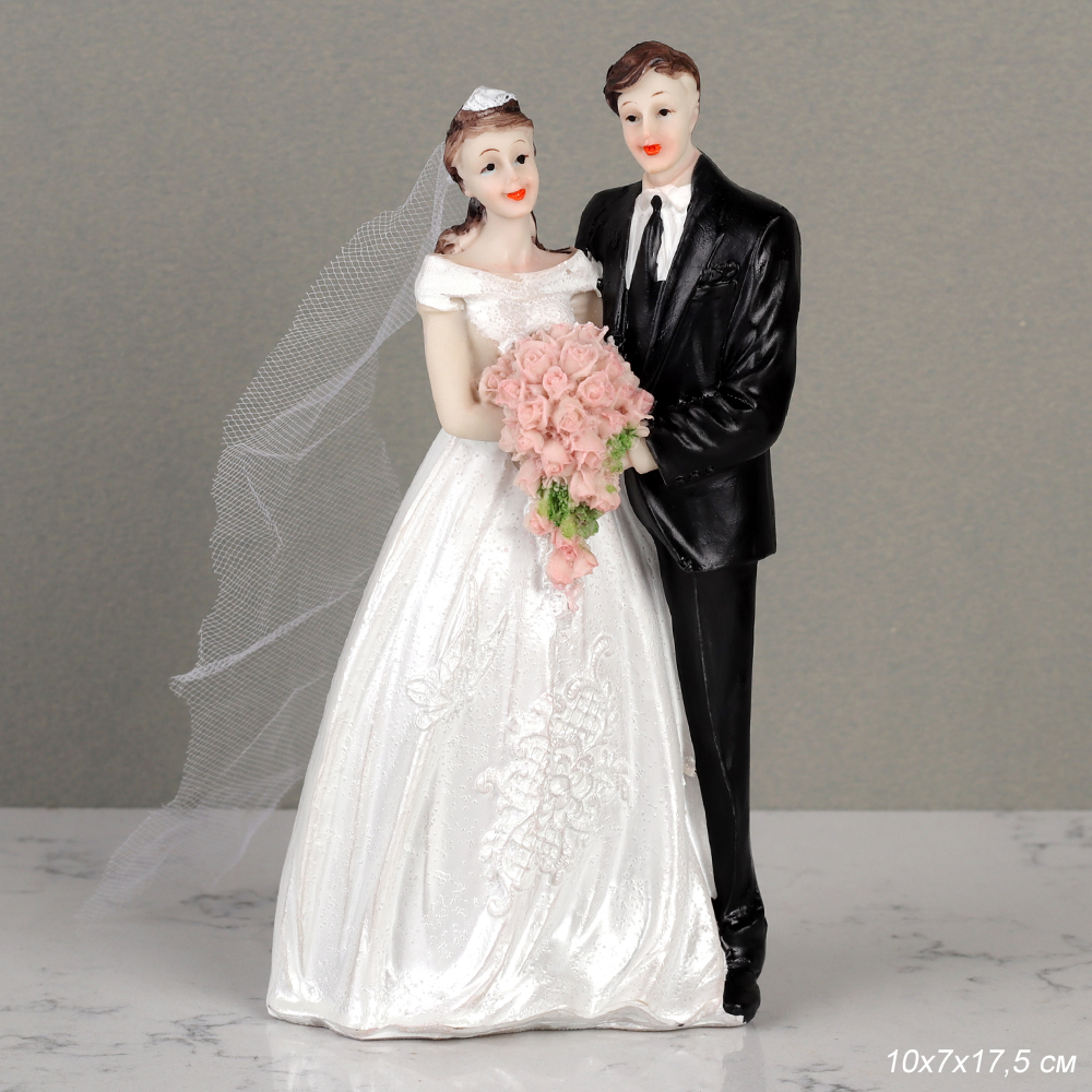 Фигурка Молодожены 18 см / XY-16 /уп 96/2 сорт