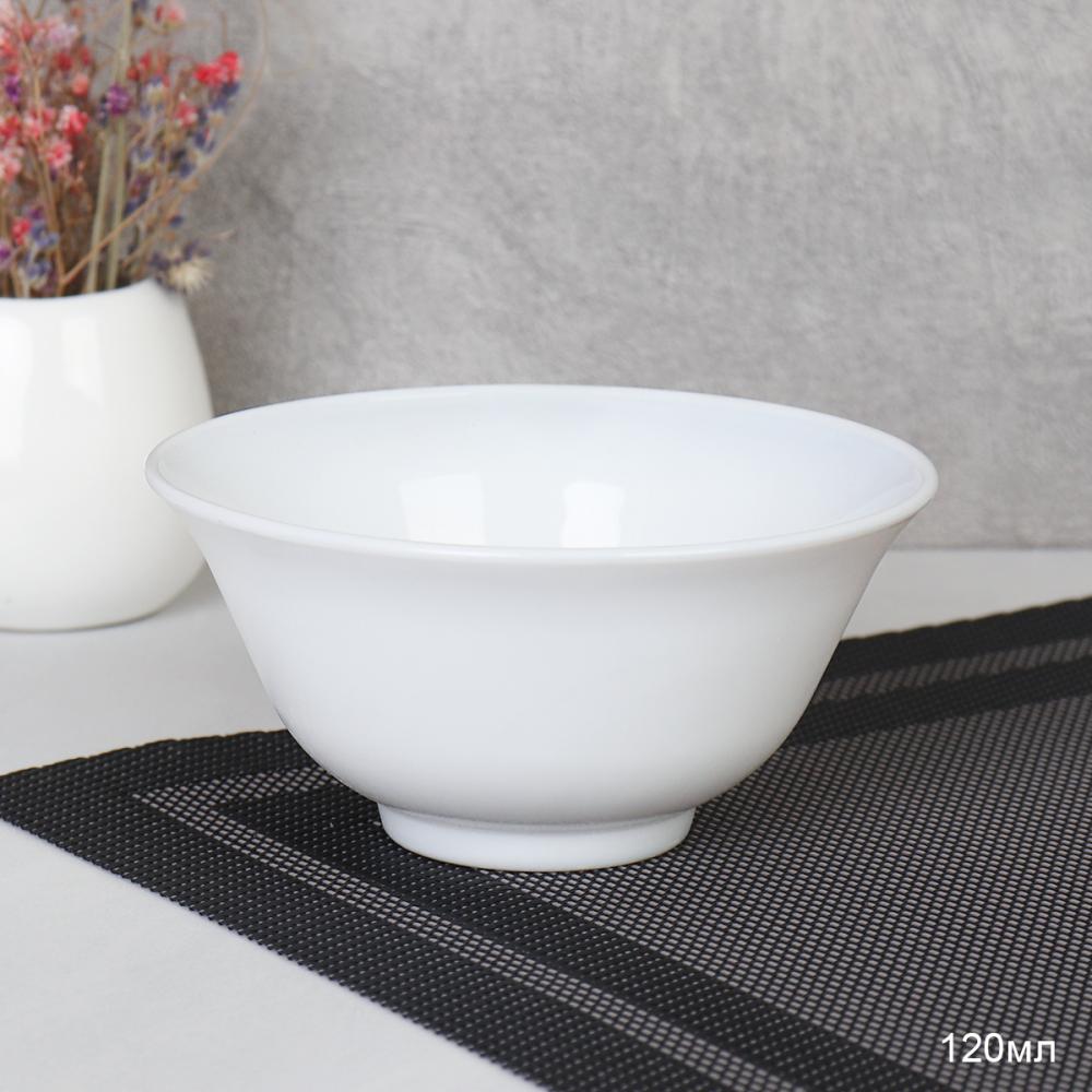 Пиала 120 мл 90 мм белая для соуса и варенья F40 (white) /уп 6/144/