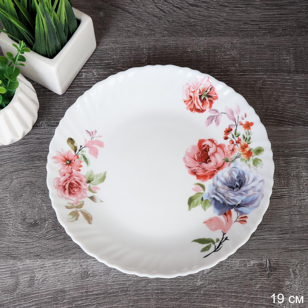 Тарелка 190 мм / LHP-75XN (7027) /уп 6/72/ Синяя роза