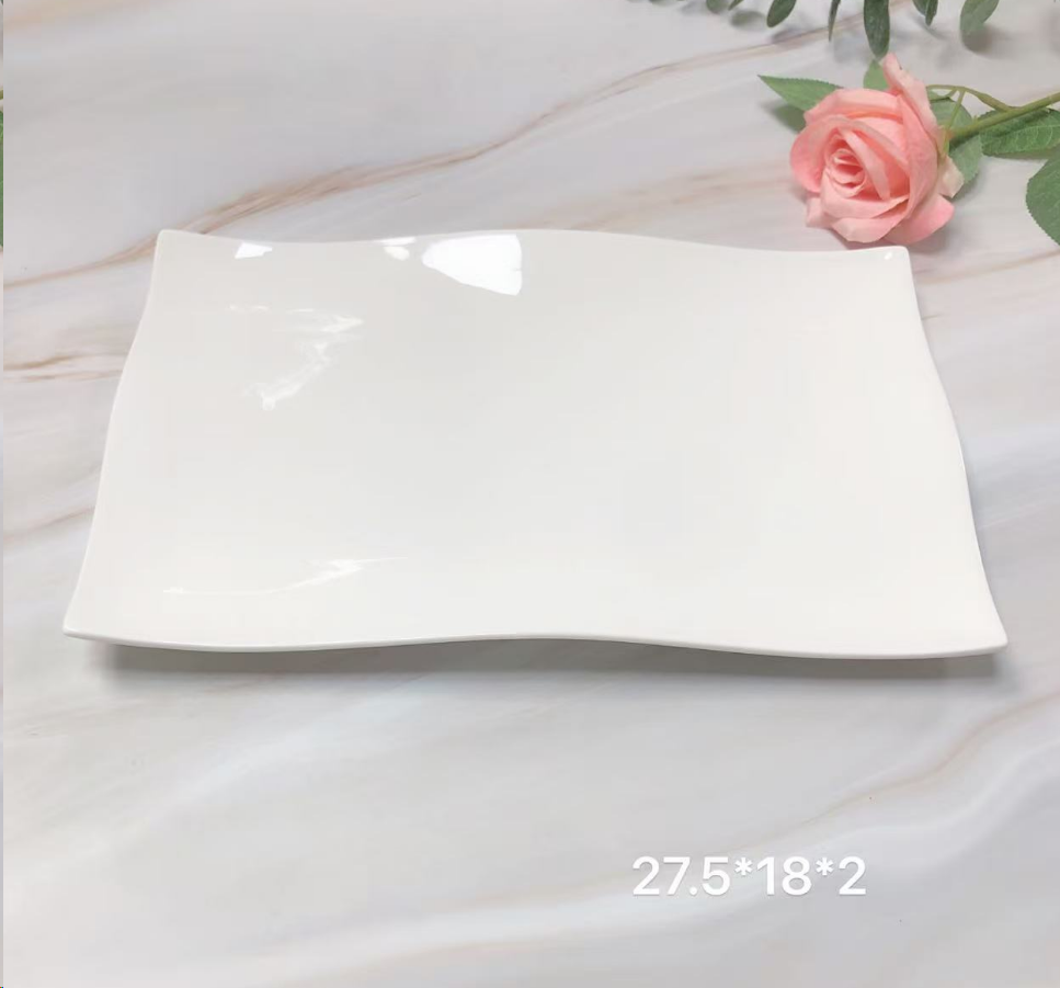 Блюдо прямоугольное 27,5х18х2 см / DR-1059 /уп 31/