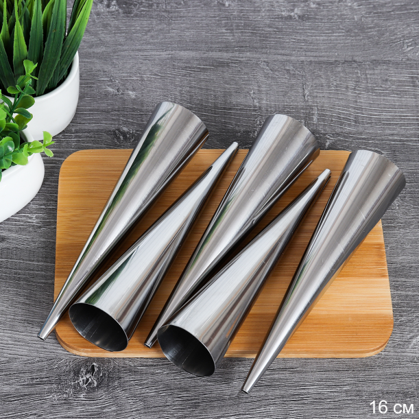 Форма для трубочек 5 штук 15 см / AB804-5PC /уп 144/