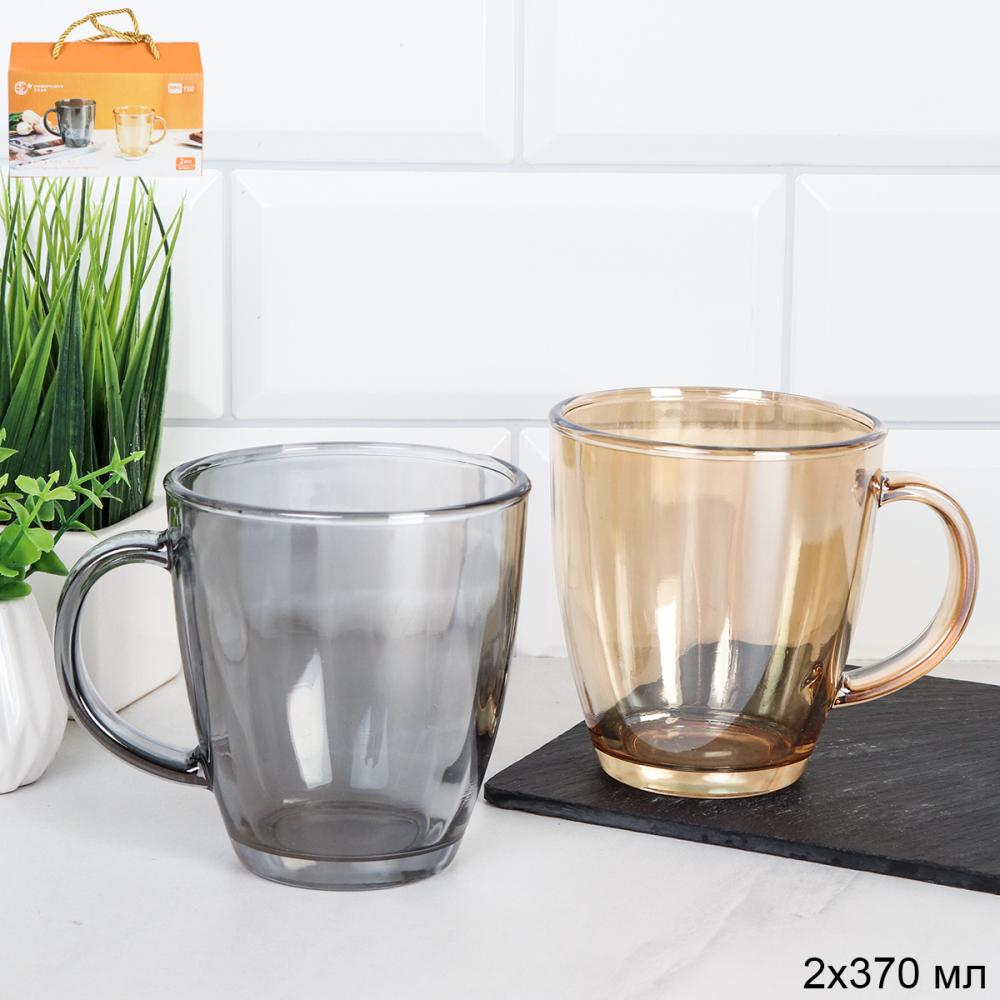 Кружка для чая 2 штуки 370 мл / TU-300 /уп 24/