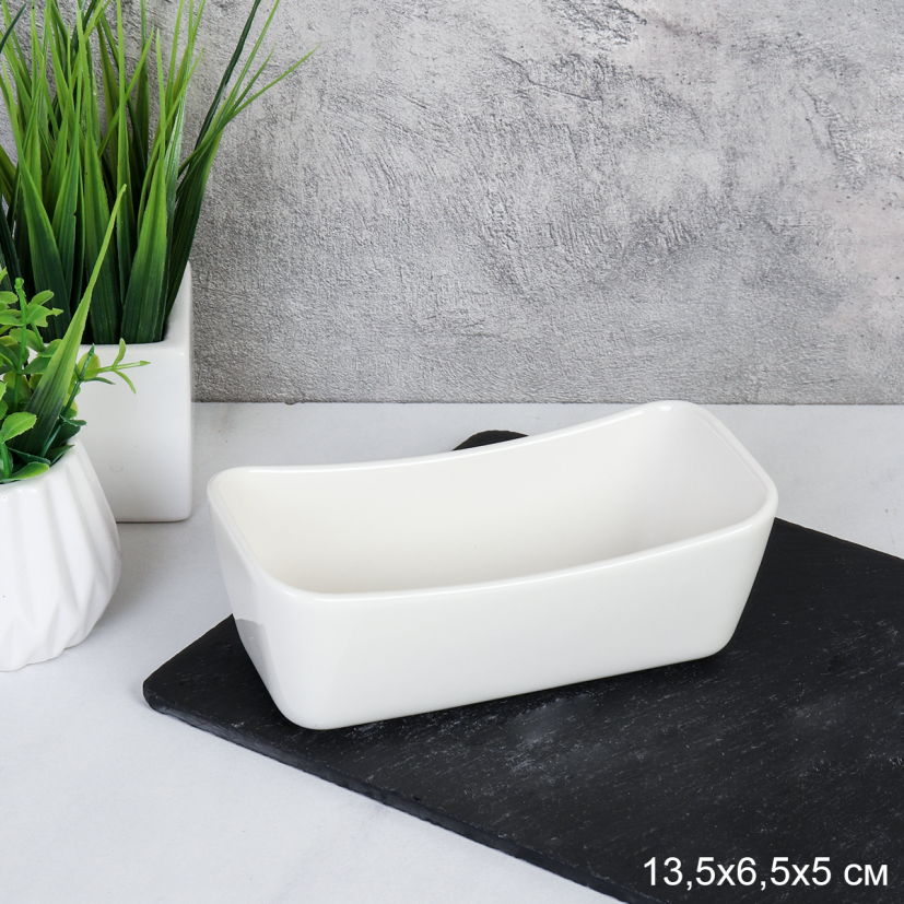 Салатник прямоугольный  14 см / SW-303 /уп 56/739451