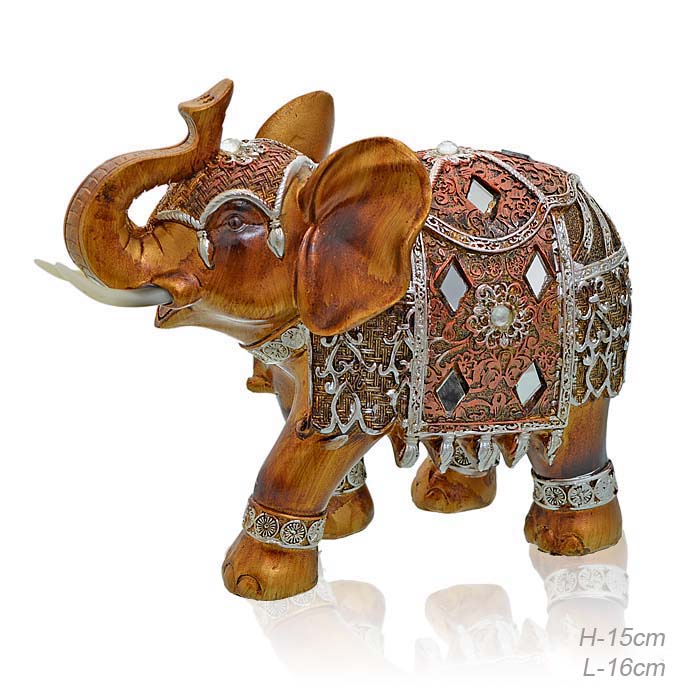 Статуэтка Слон 20 см / 7184-1 /уп 36/