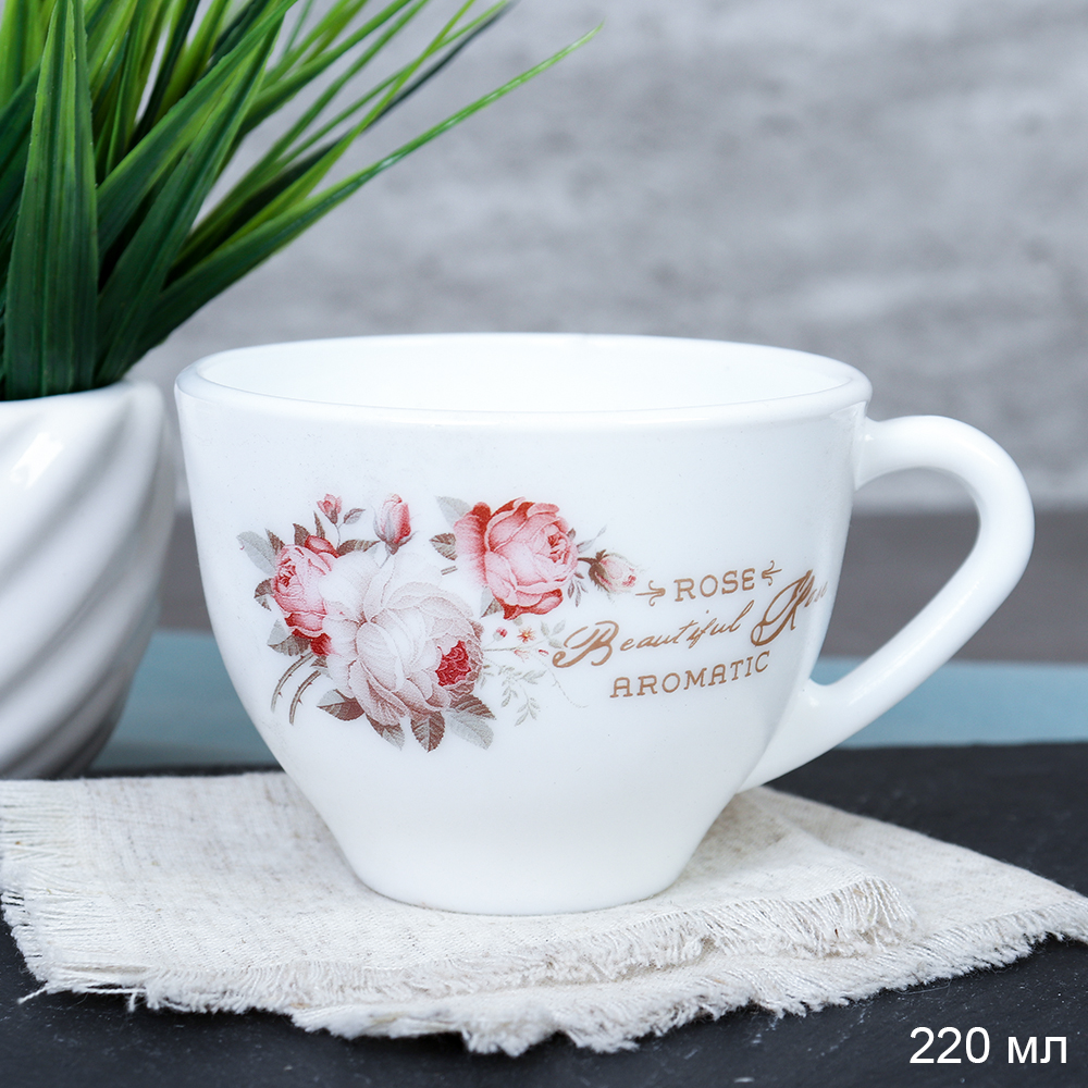 Кружка 220 мл / GB220 (6916) /уп 12/72/ серия Чайная роза