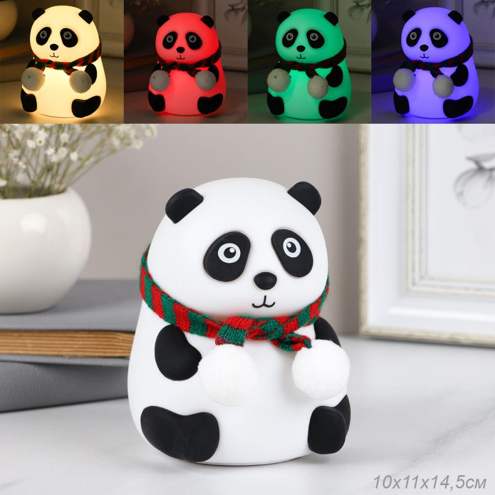 Светильник настольный 10х13 см Панда / CW182609-3 /уп 80/