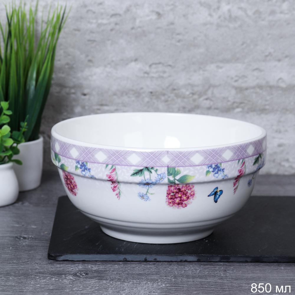 Салатник 850 мл / ТЕ-692 /уп 14/ Тарелка суповая