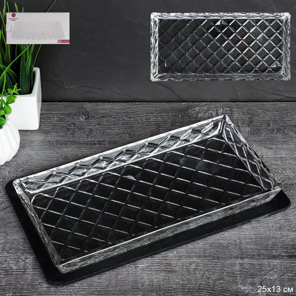 Блюдо прямоугольное 25 см / D-85-1C /уп 20/