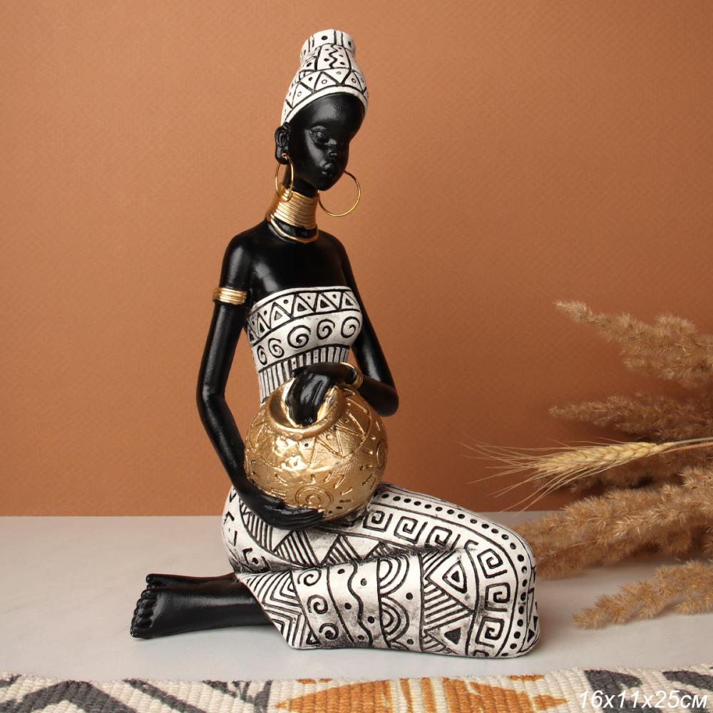 Фигурка Африканка 25 см / LY240332-A /уп 8/