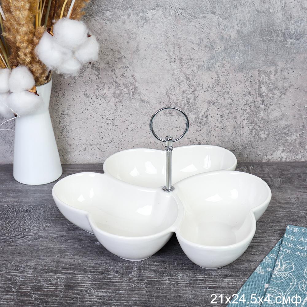 Менажница 3 секции / VFR-102 /уп 15/