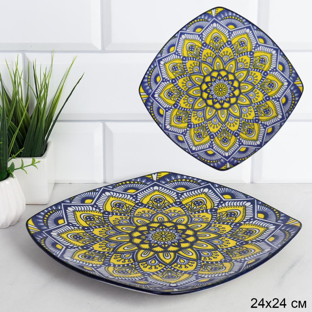 Блюдо квадратное 26 см / LX2101KV /уп 30/