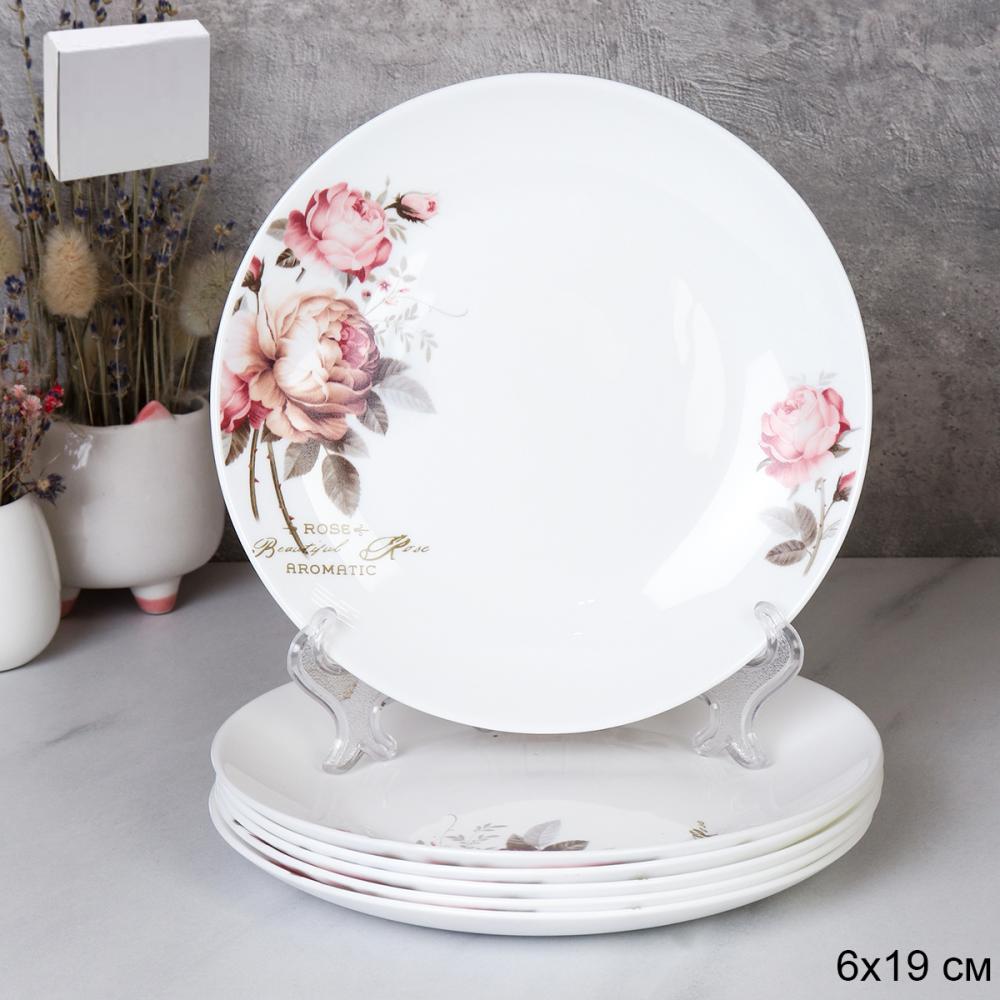Набор тарелок 6 штук 190 мм Евро Дэй / FLYGP75 (20032) /уп 8/ Чайная роза / 737118