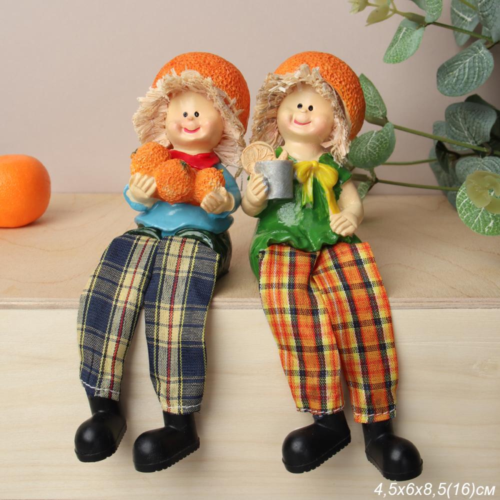 Фигурка висячие ножки Мандарин 10 см / F-14 /уп 4/288/ 701190