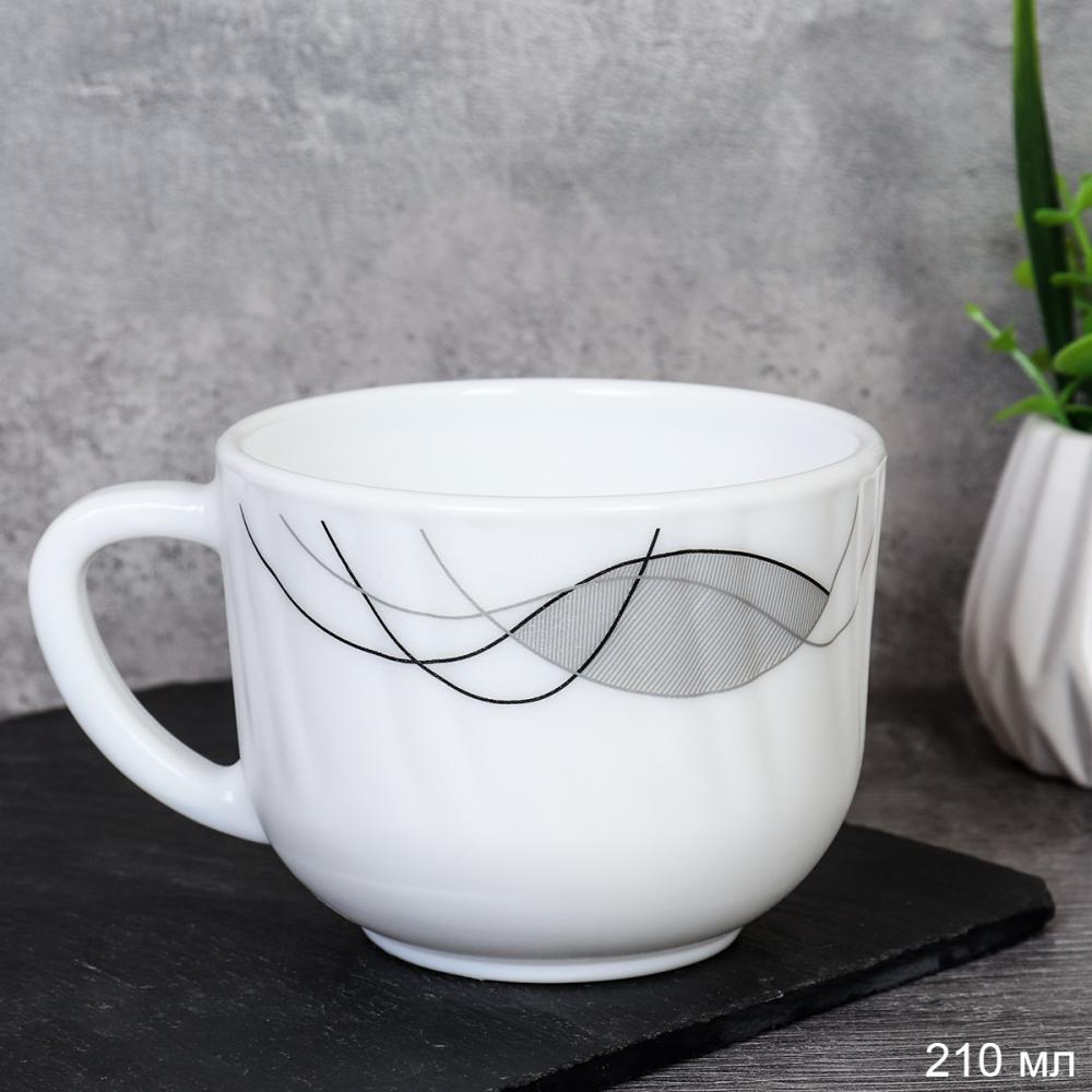 Кружка 210 мл Чашка чайная / XWB210 (2029) /уп 6/72/ Абстракция волны
