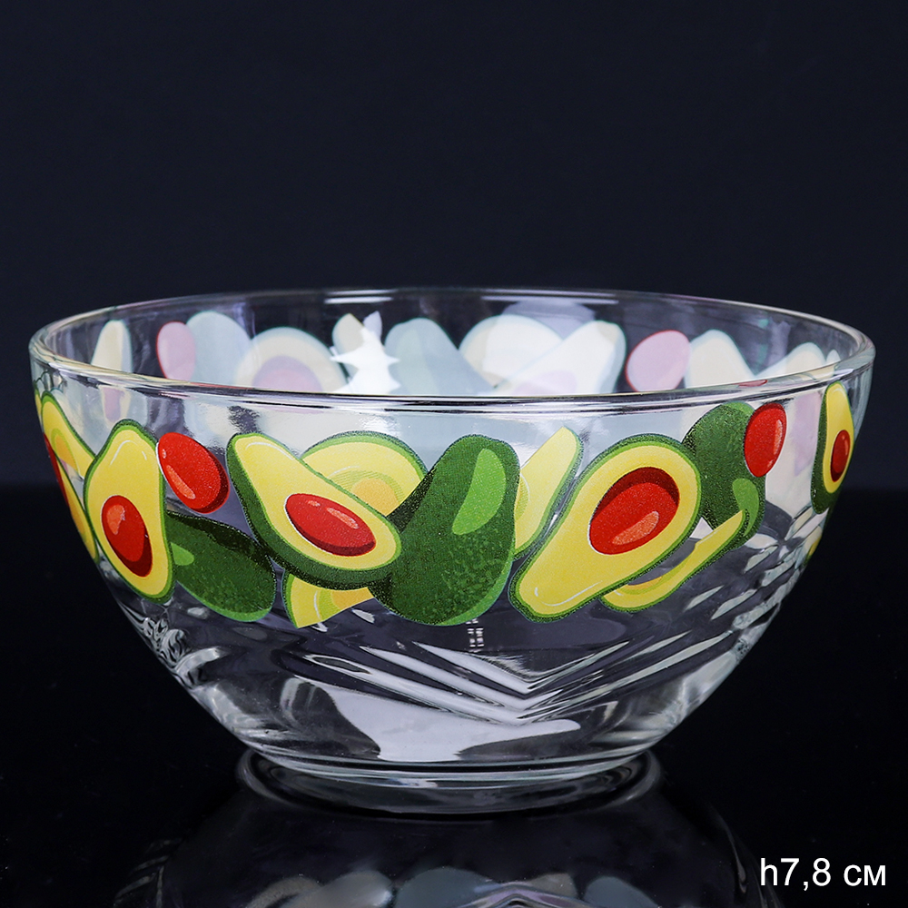 Салатник 78 мм Авокадо круговая / Д1425П/097 /уп 12/ АКЦИЯ