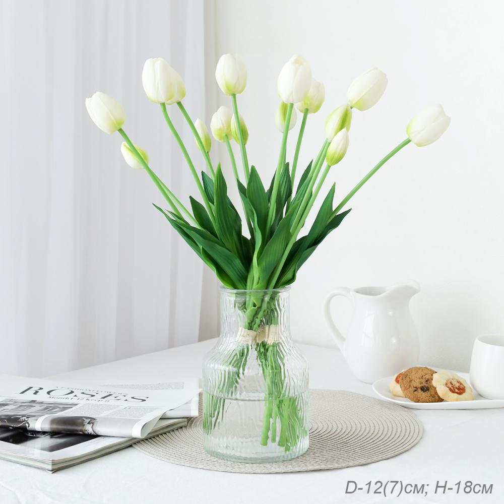 Ваза для цветов 18 см / WRD-115 /уп 30/без индивидуальной упаковки