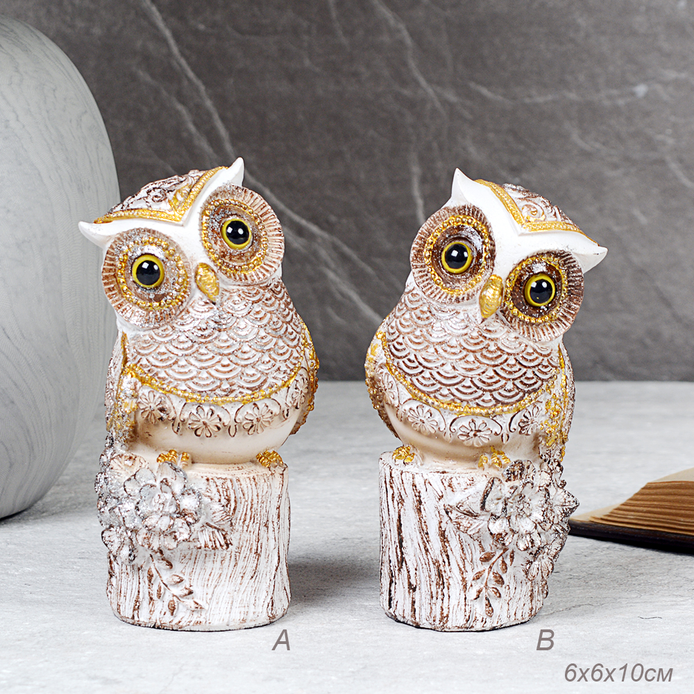 Фигурка Совы 10 см / 22614-5 /уп 120/ (А)