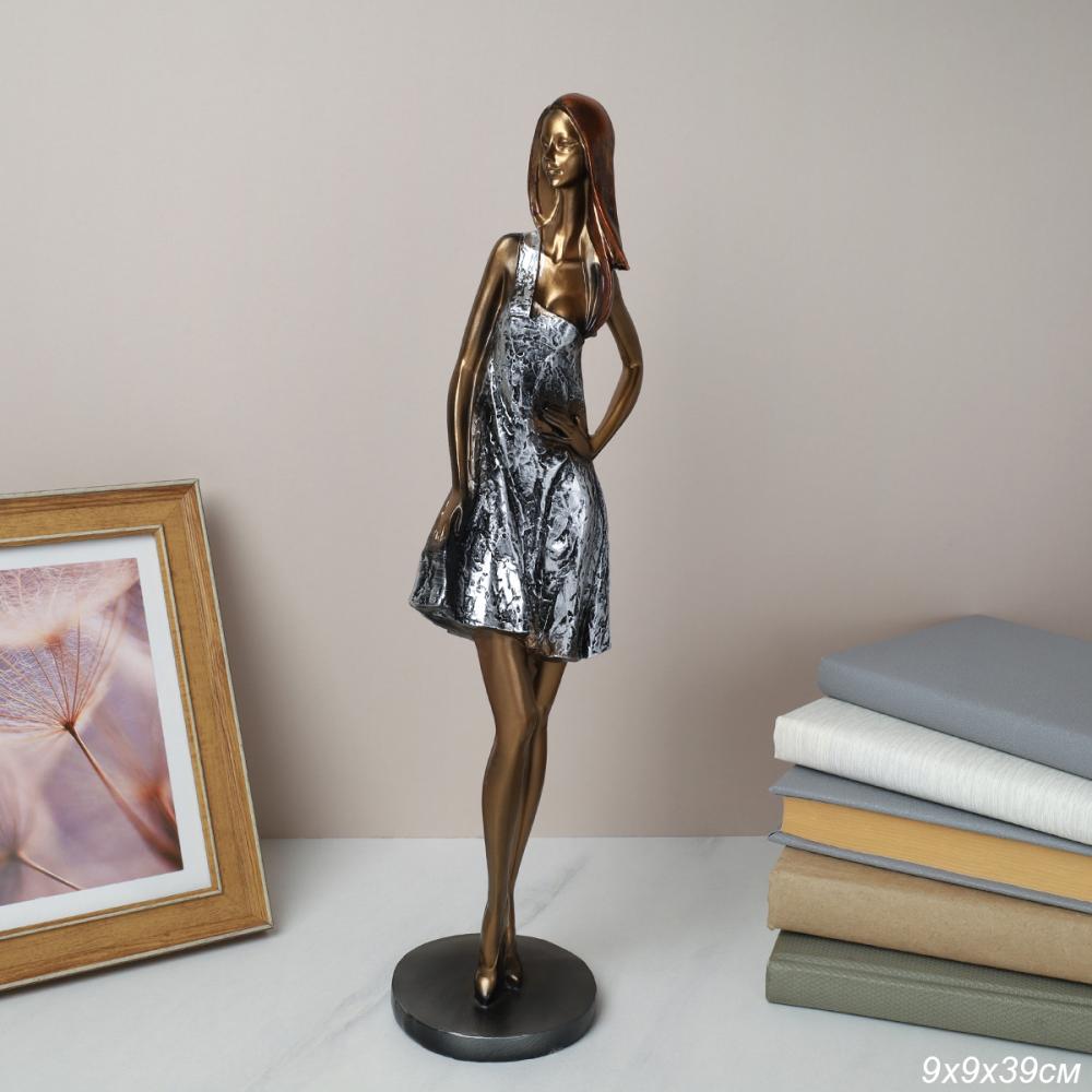 Статуэтка Дама 39 см / 3267-С /уп 12/