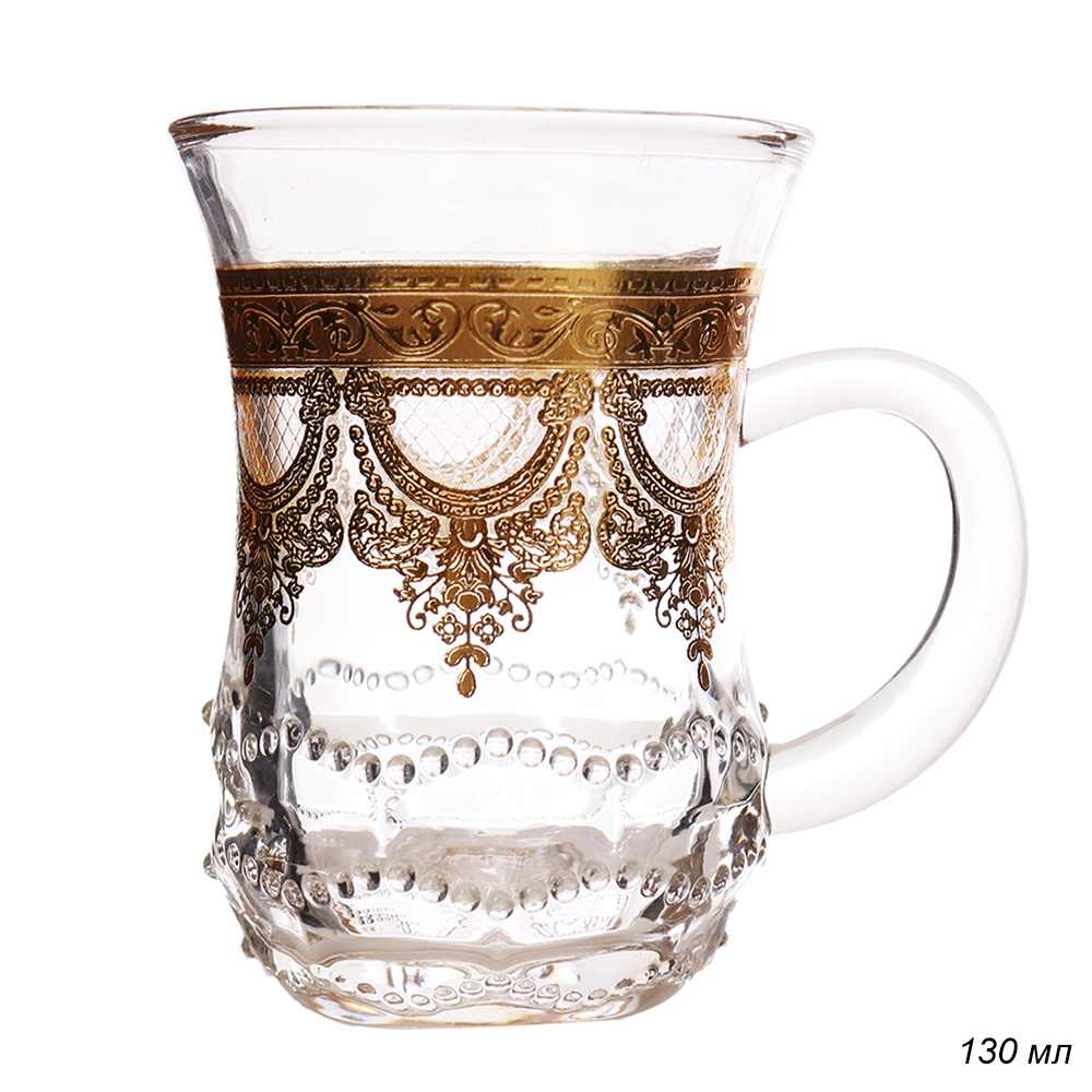 Кружка чайная 130 мл восточная форма / UTR-498 /ШТУЧНО/ микс