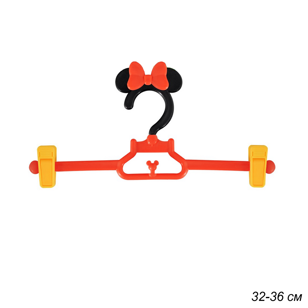 Вешалка для детской одежды с зажимами Мышка 32-36 р/ VL90-203 /уп 12/300