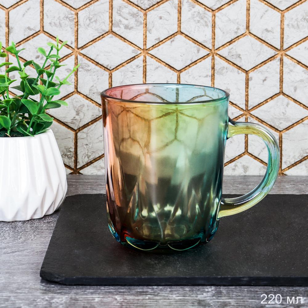 Кружка для чая 220 мл Радуга / XMZB23B /уп 6/72/ ШТУЧНО