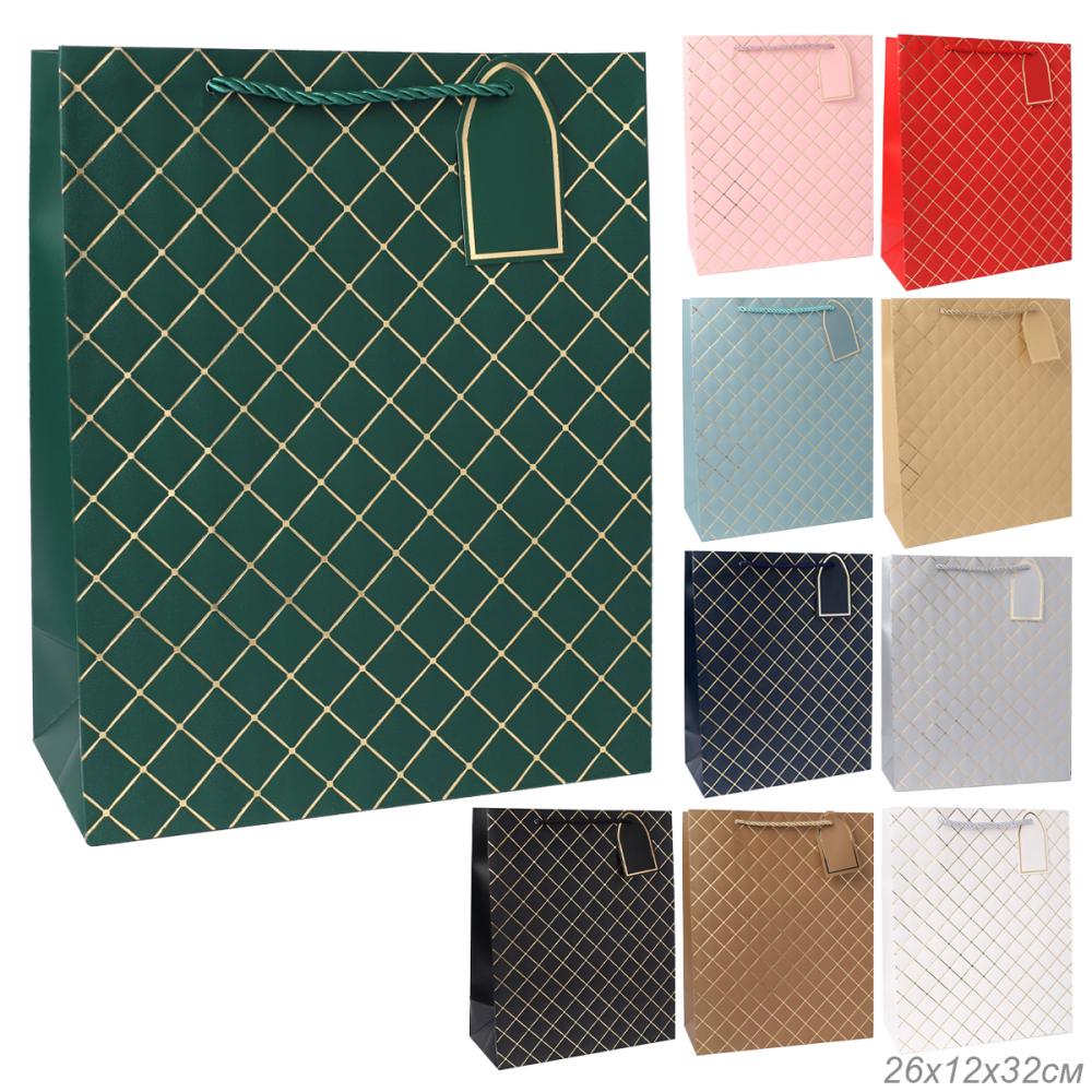 Пакет подарочный 26х32х12 / 32411-A /уп 12/600/