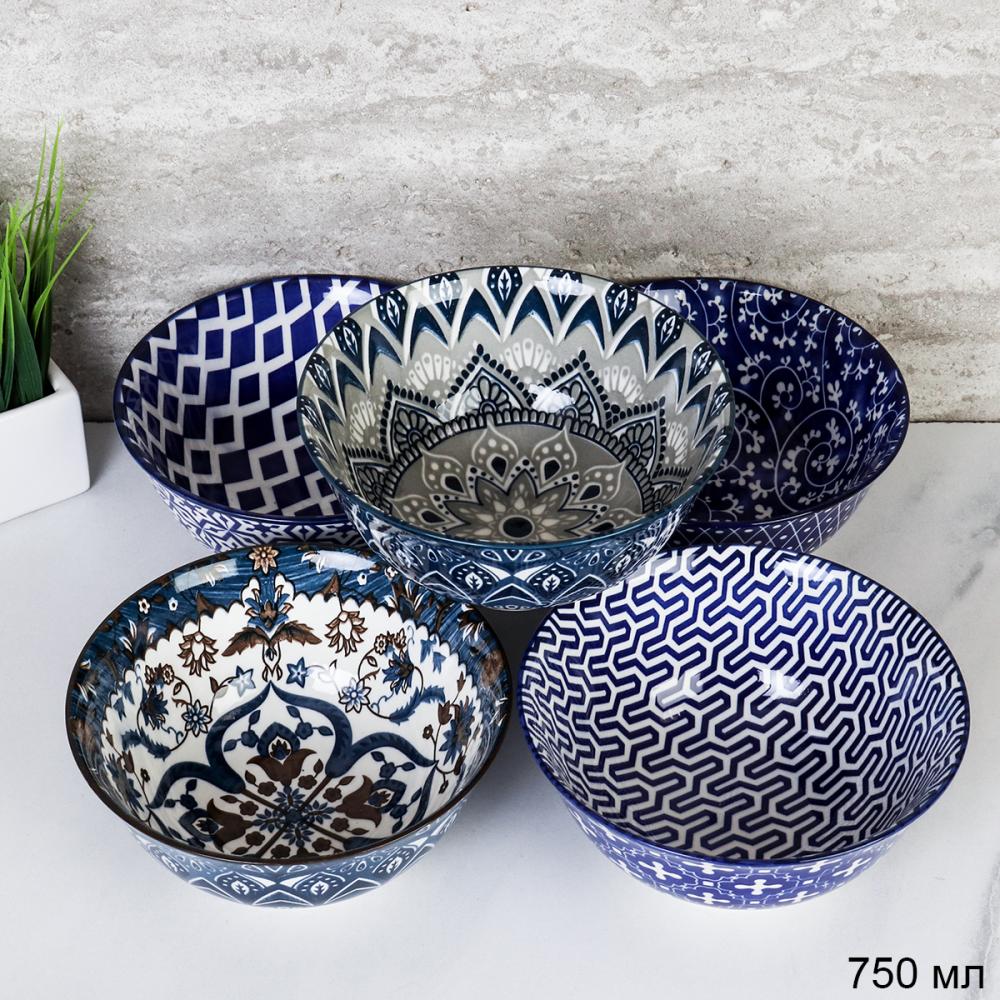 Салатник глубокий 750 мл / KR7 / уп 60/ 15,5х7,5 см