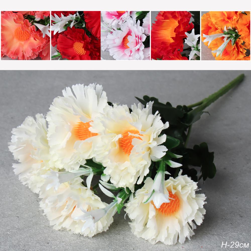 Цветок искусственный 29 см / XY21063-5 /уп 2/240/600/ МИКС