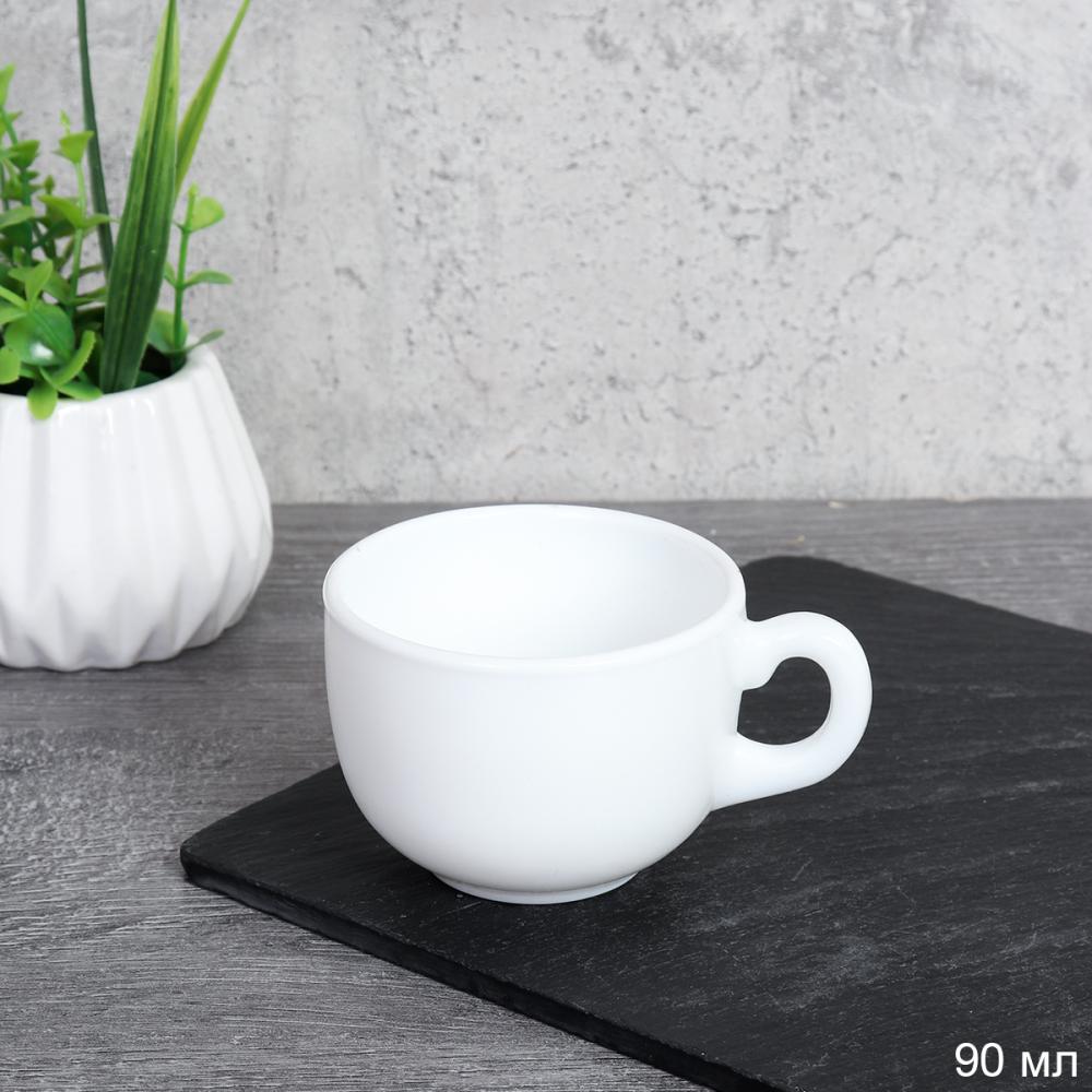 Кружка 90 мл чашка кофейная / CB85 (white) /уп 96/