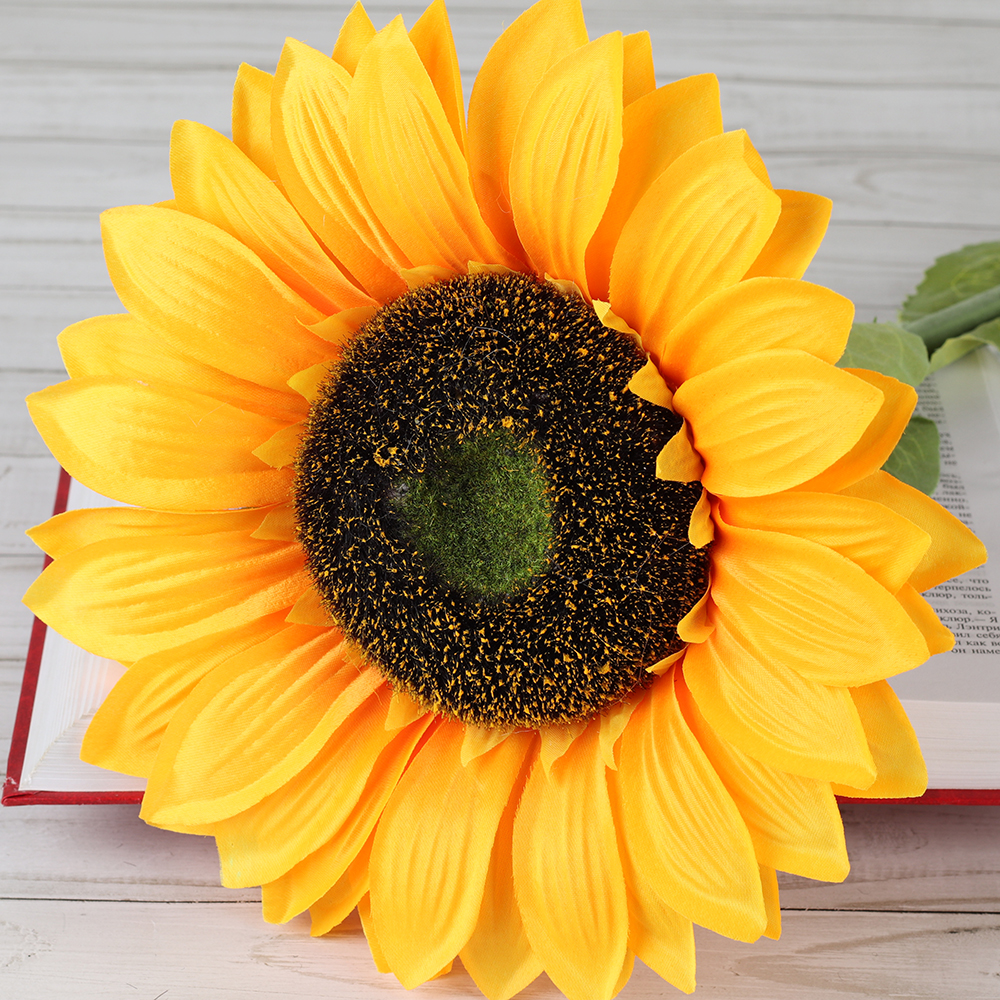 Цветок искусственный Подсолнух 105 см диаметр цветка 25 см / 149NA-38 /уп 80/320/