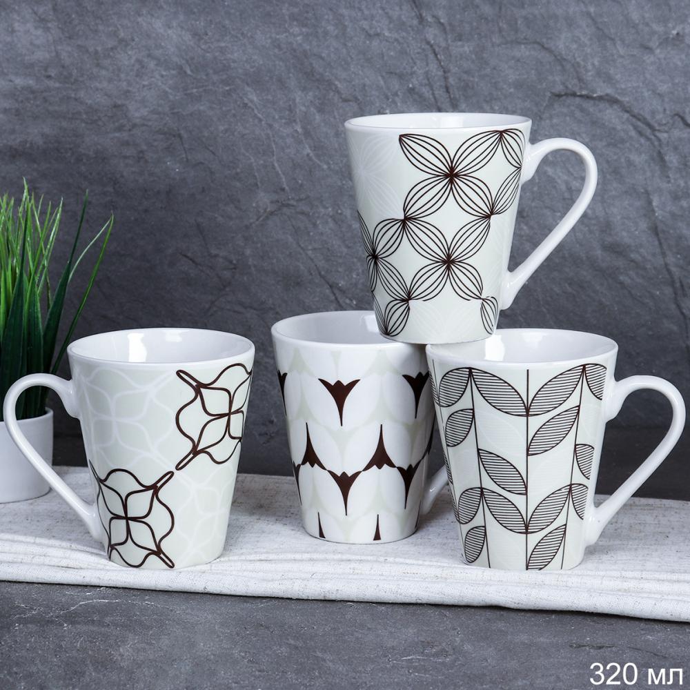 Кружка 320 мл Орнамент / V-040 /уп 72/