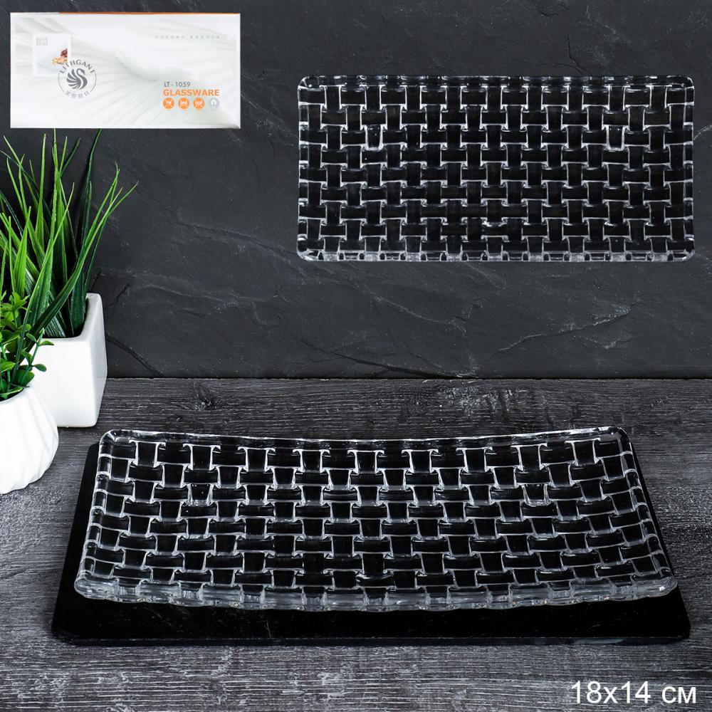 Блюдо прямоугольное 18х14 см / LT-1059 /уп 24/