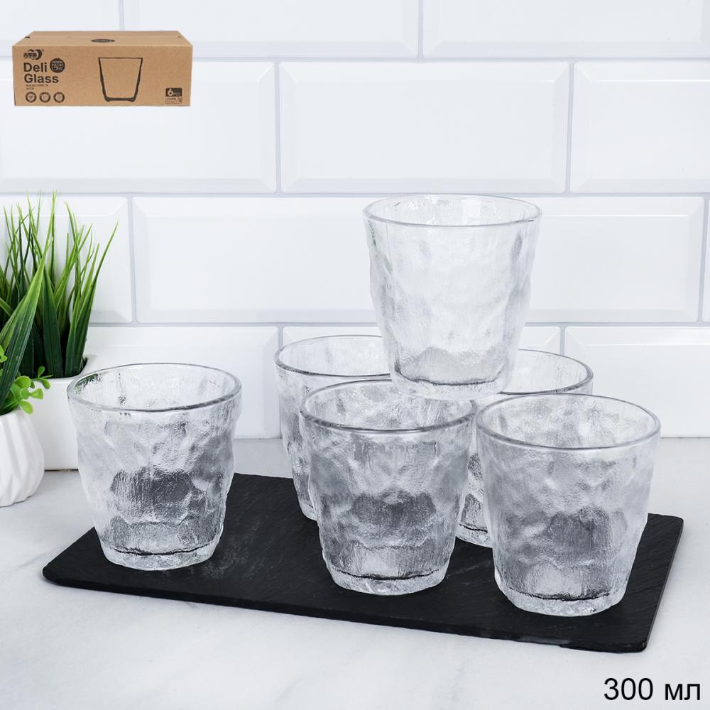 Стакан 6 штук 300 мл АйсКом / KB047-1 /уп 8/ низкий