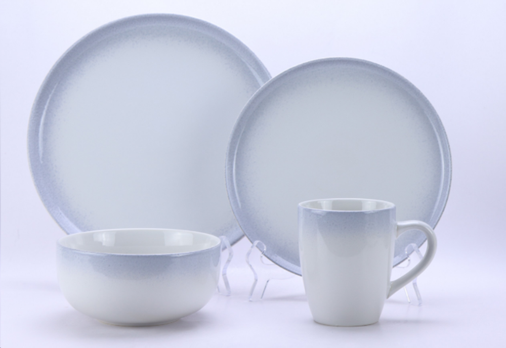 Столовый набор 16 предметов / 88012 /уп 2/ Глазурованное реактивное покрытие ДОП СКИДКА НА КОРОБ 2%