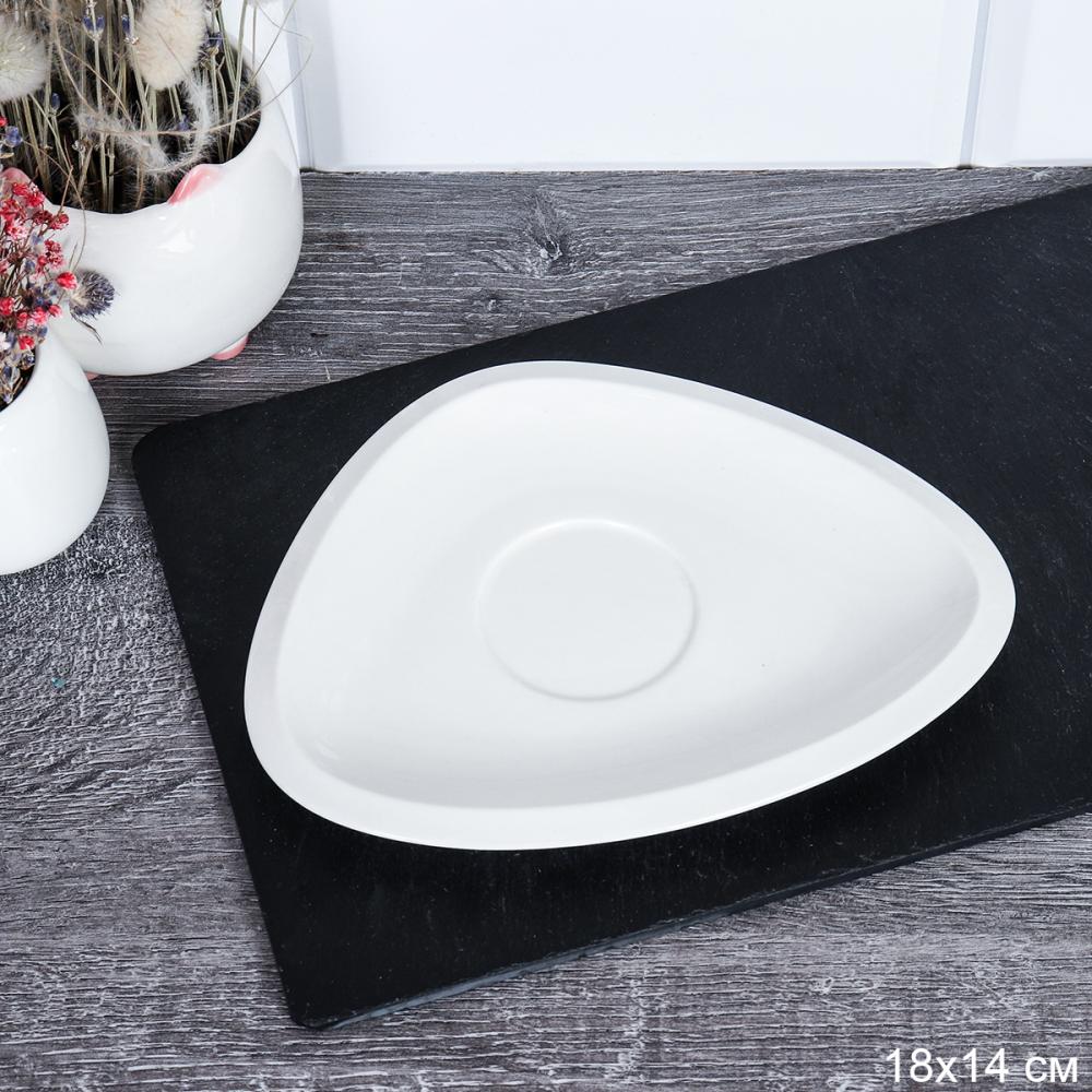 Блюдце 18х14 см / VR-558 /уп 8/