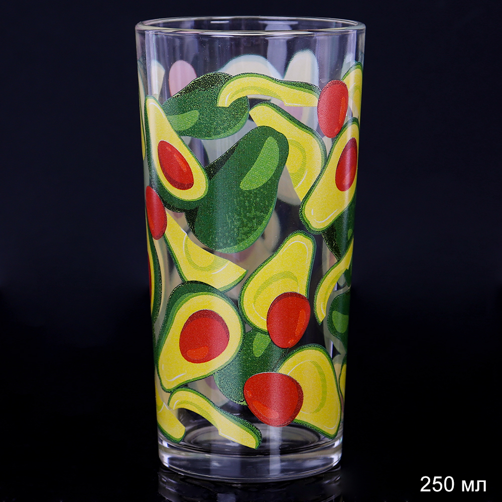 Стакан 250 мл Авокадо / Д1256/097 /уп 30/ высокий АКЦИЯ