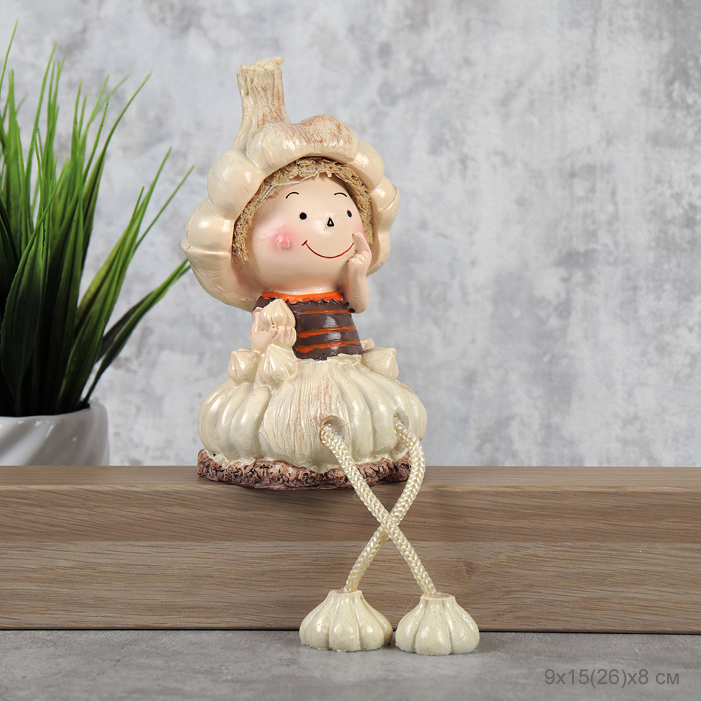 Фигурка Чеснок висячие ножки 15 см / 8231/2 /уп 2/96/