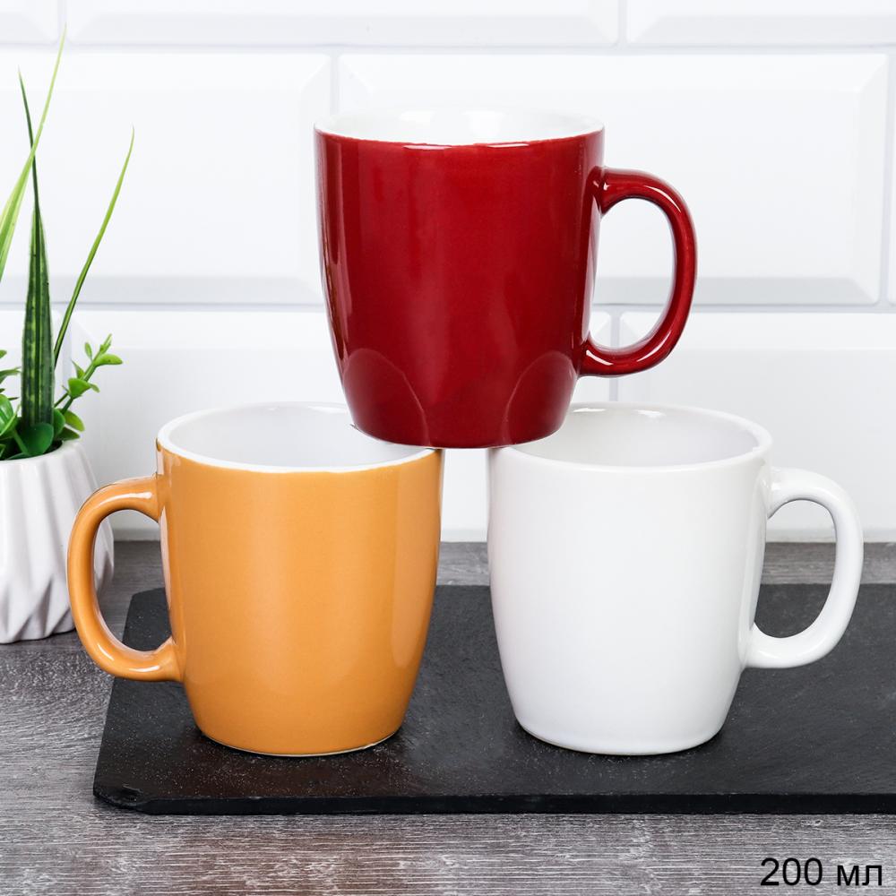 Кружка 200 мл Классика / AA-048-1-A /уп 96/ микс 6