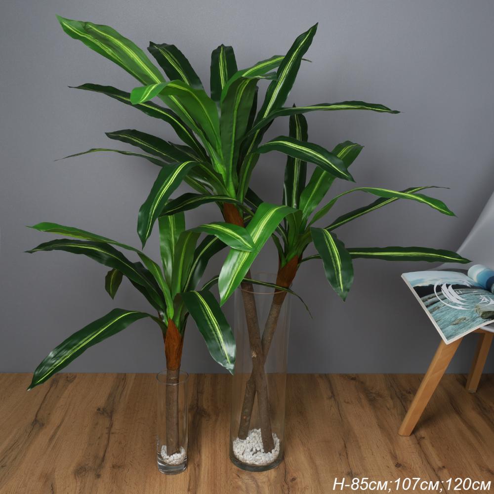 Дерево искусственное Пальма 120 см 3 ствола / JWS2682 /уп 24/без горшка