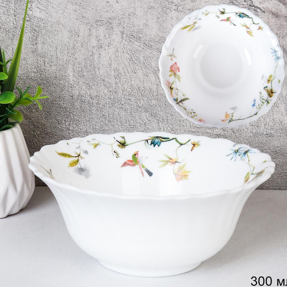 Салатник 300 мл 125 мм / LHBW-50XN (7008) /уп 6/72/ Райский сад