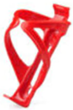 Держатель для велосипедного бочка пластиковый цвет/красный