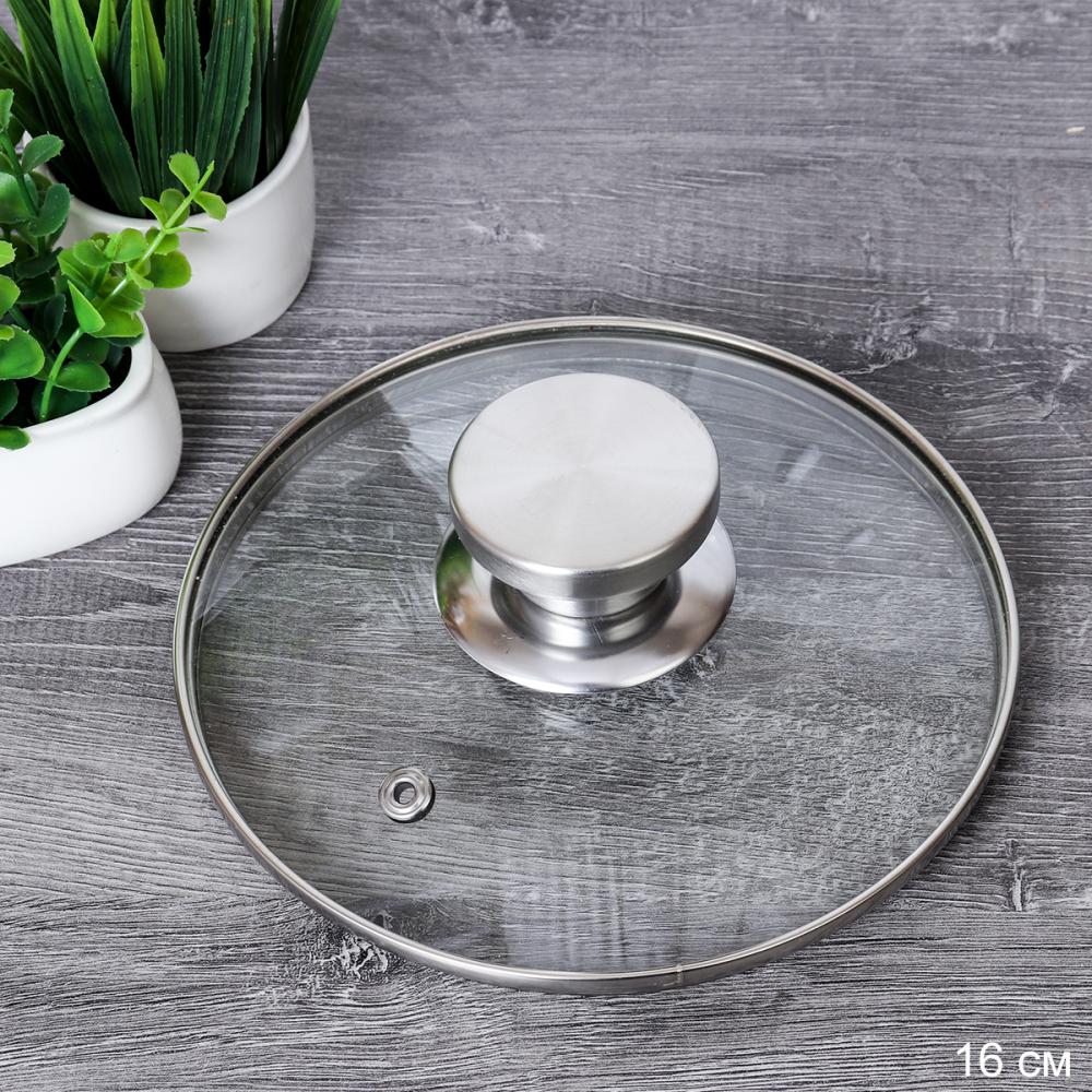 Крышка стеклянная 16 см / VDX-16 /уп 50/