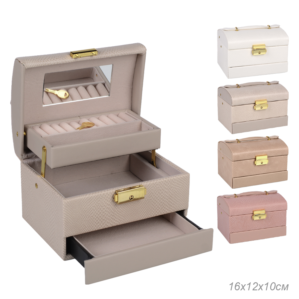 Шкатулка для украшений 16х12х10 см / E112 /уп 48/