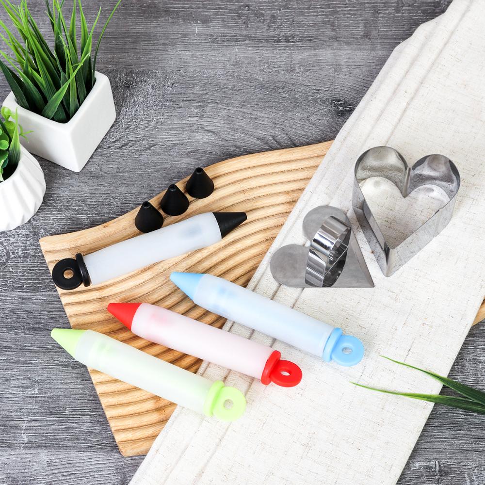 Кулинарный набор ддя декорирования салатов, форма + карандаш / SH-1525/R-239 /уп / подарок женщине/ ПРОМО АКЦИЯ