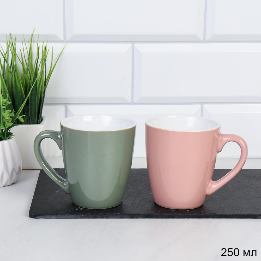 Кружка 250 мл Классика Пастель / SR083-S1 /уп 96/ ПРОМО АКЦИЯ