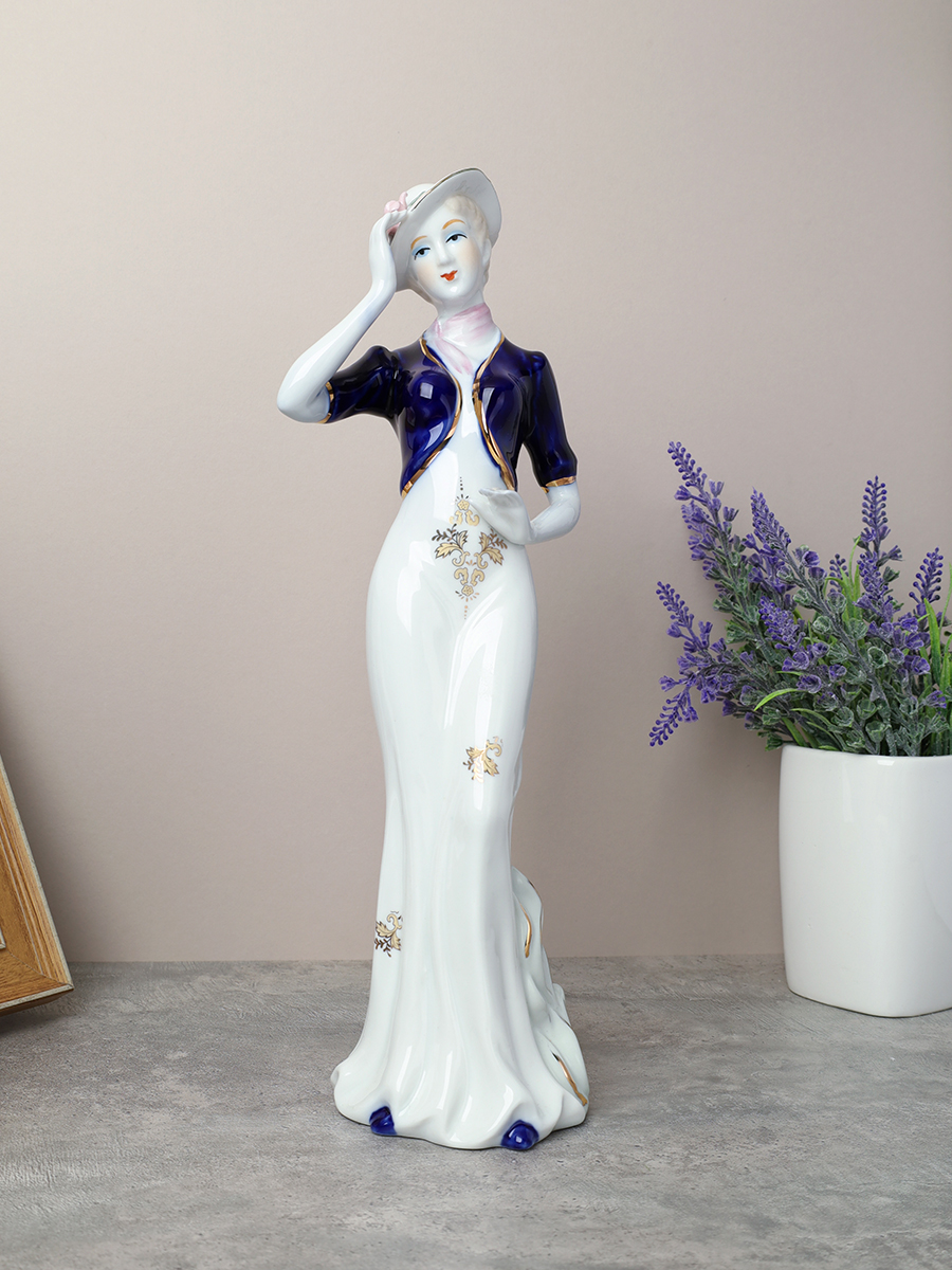 Статуэтка Дама в шляпке 30 см / XH:0861 /уп 24/