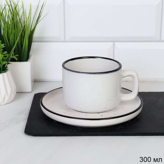 Кружка 300 мл Точки / 2pcs/1700 / ШТУЧНО